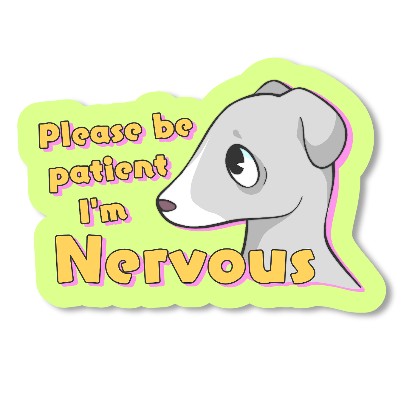 Nervous Sticker