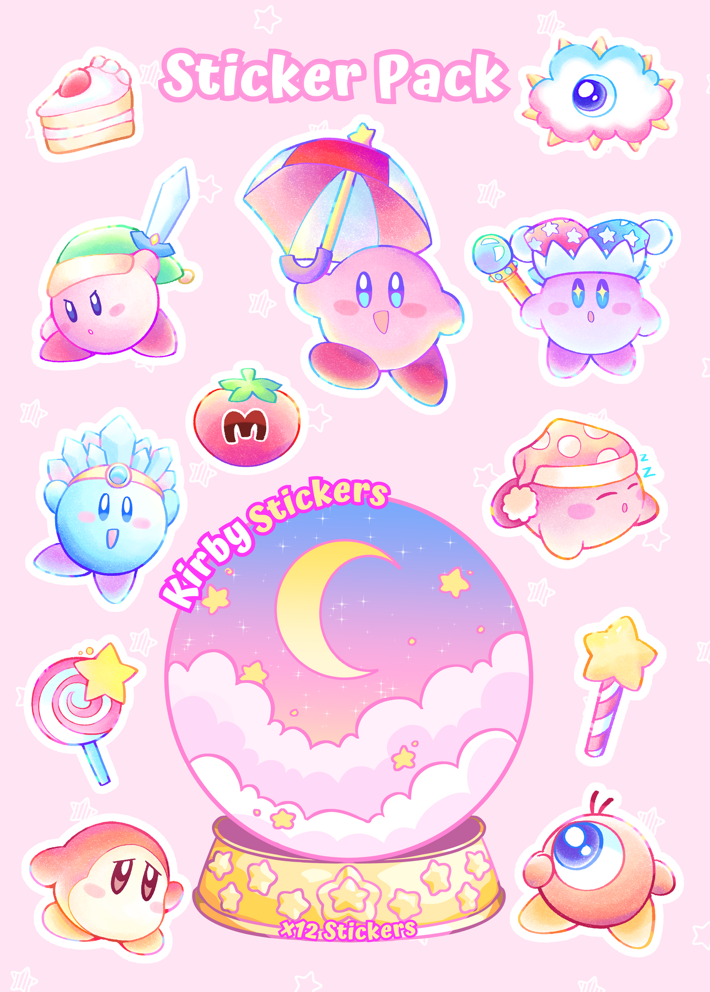Kirby - Sticker Pack