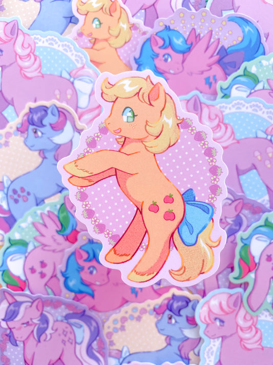 80s My Little Pony - Vinyl Stickers