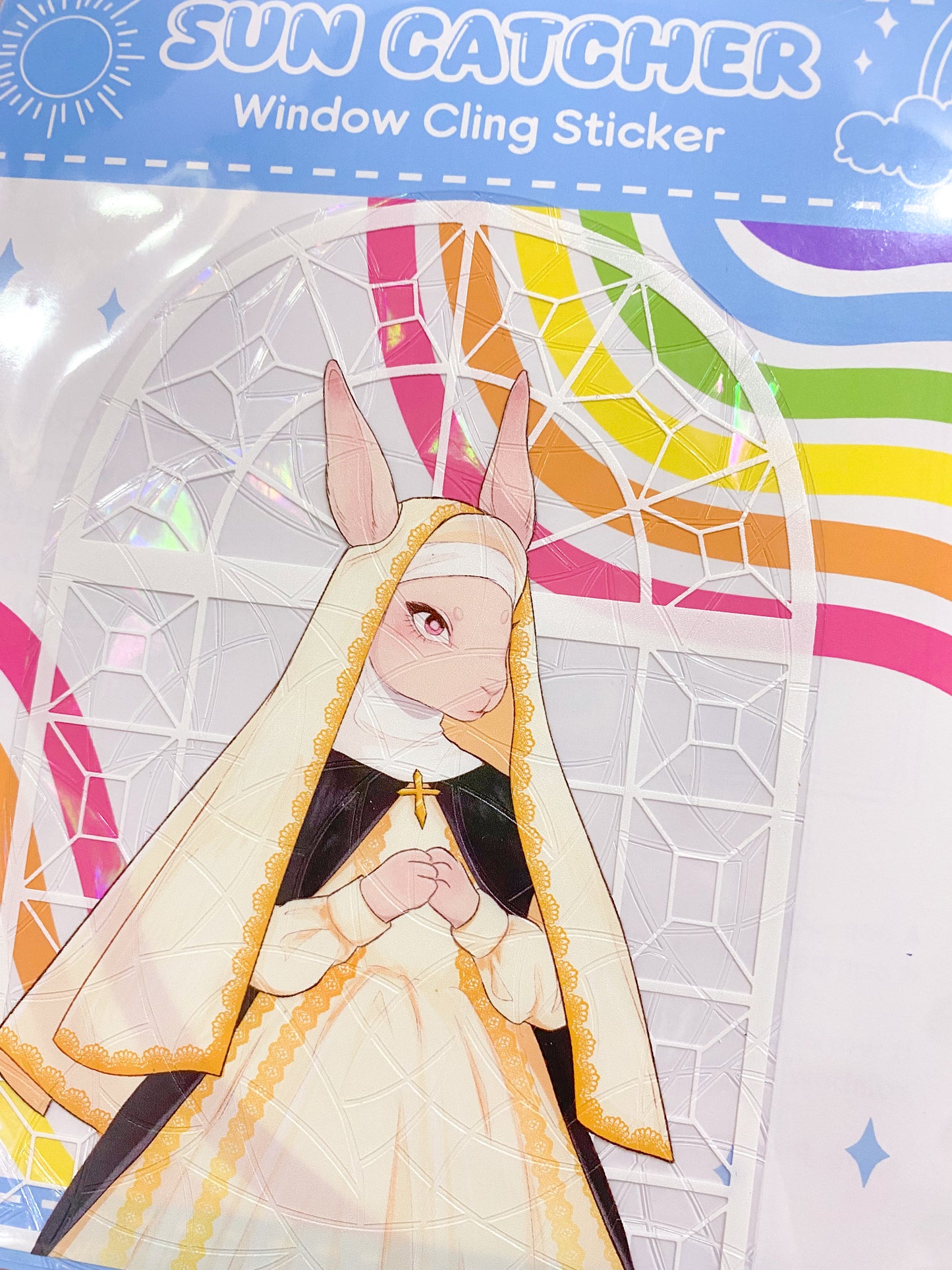 Rabbit Nun Suncatcher