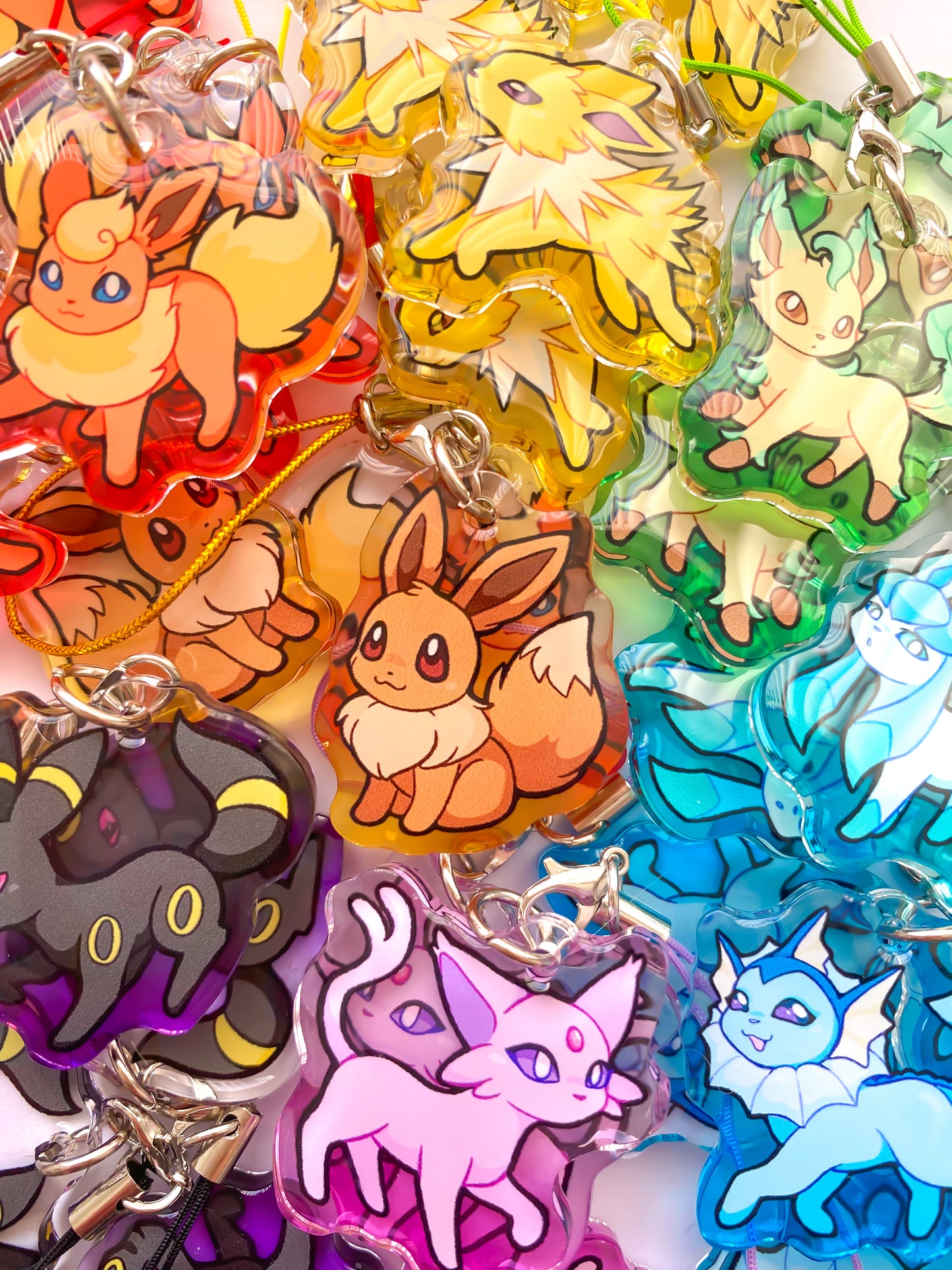 Eeveelutions - Small  Charms