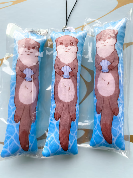 Otter - Mini Dakimakura (Pillow Keychains)