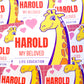Harold the giraffe - Sticker