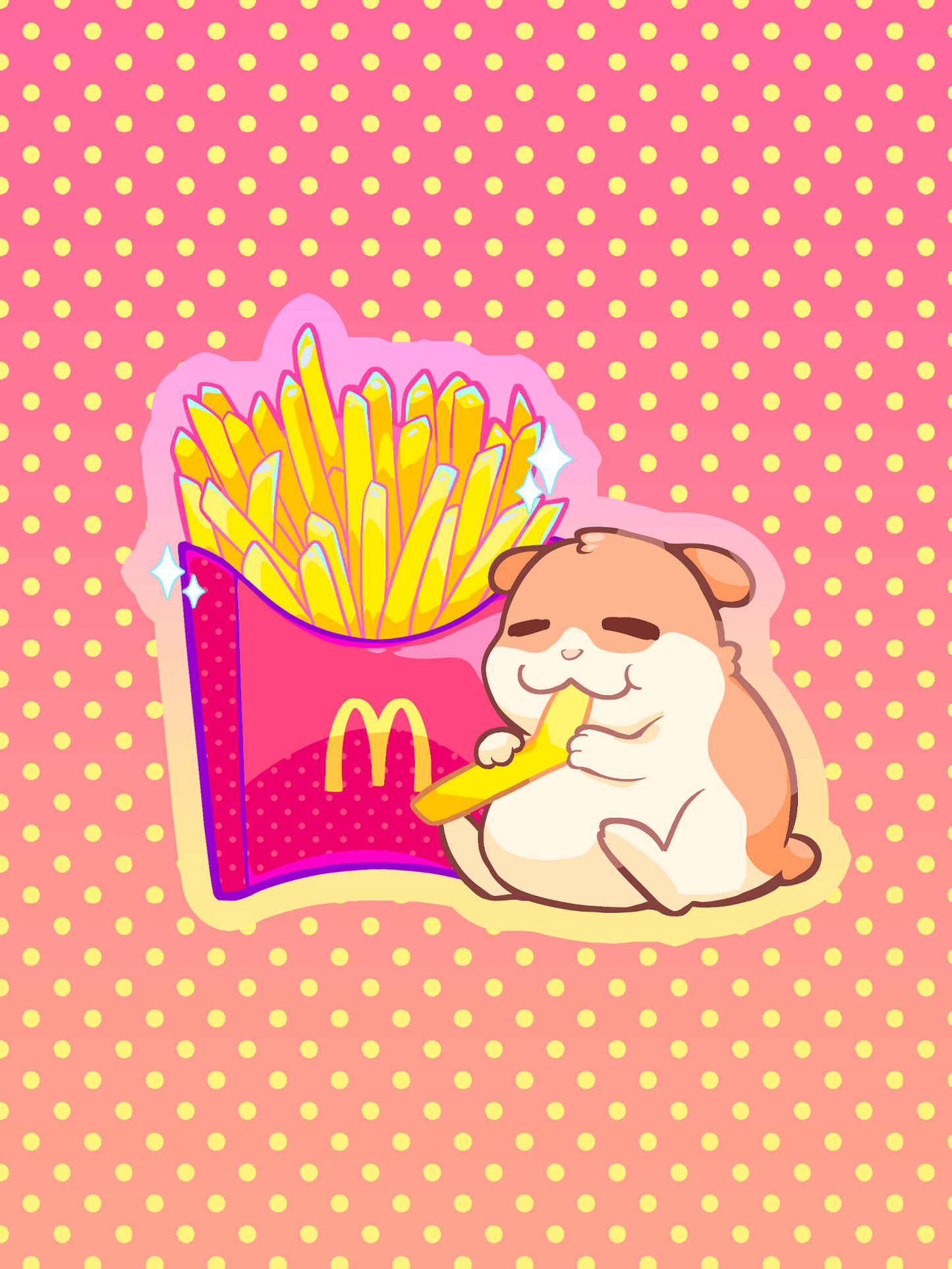 Maccas Chips! - Sticker