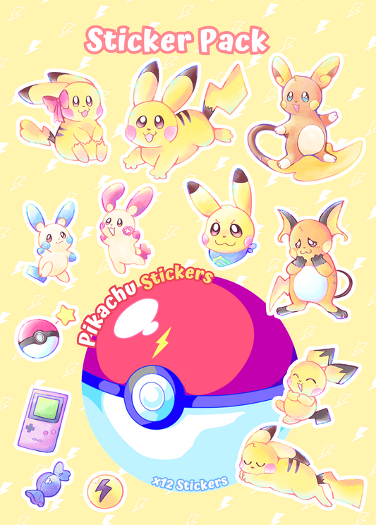 Pikachu - Sticker Pack