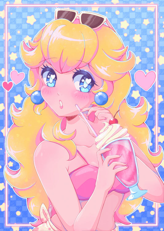 Summer Fun - Princess Peach Print