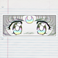 Manga Eyes - Vinyl Sticker